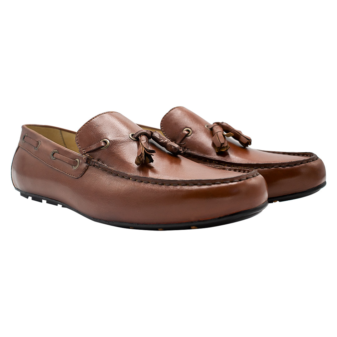 Antique brown Moccasin Shoes